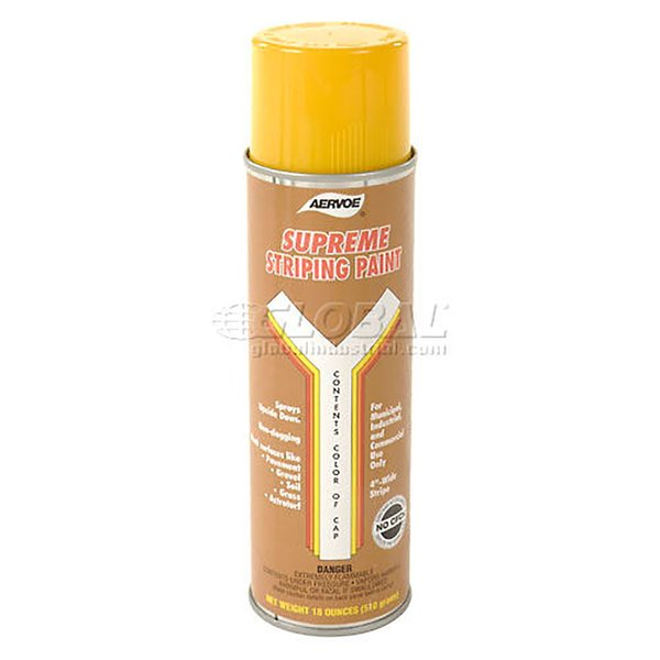 Aervoe Yellow Striper Premium Spray Paint 702